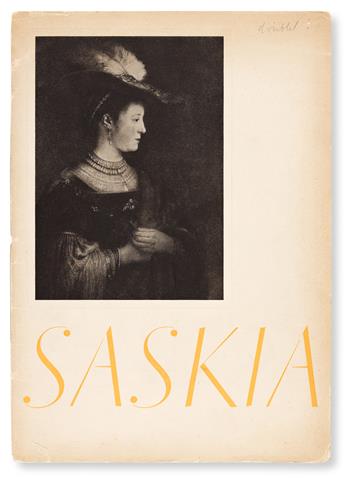 [SPECIMEN BOOK — JAN TSCHICHOLD]. Saskia. Leipzig: Schelter & Giesecke, 1932.